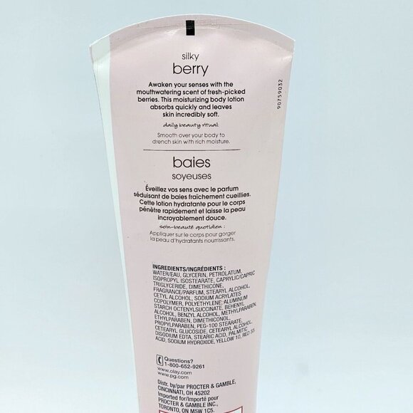 Olay Silky Berry 24 Hour Moisture Body Lotion 250 mL 8.4 FL OZ Discontinued - Picture 5 of 7